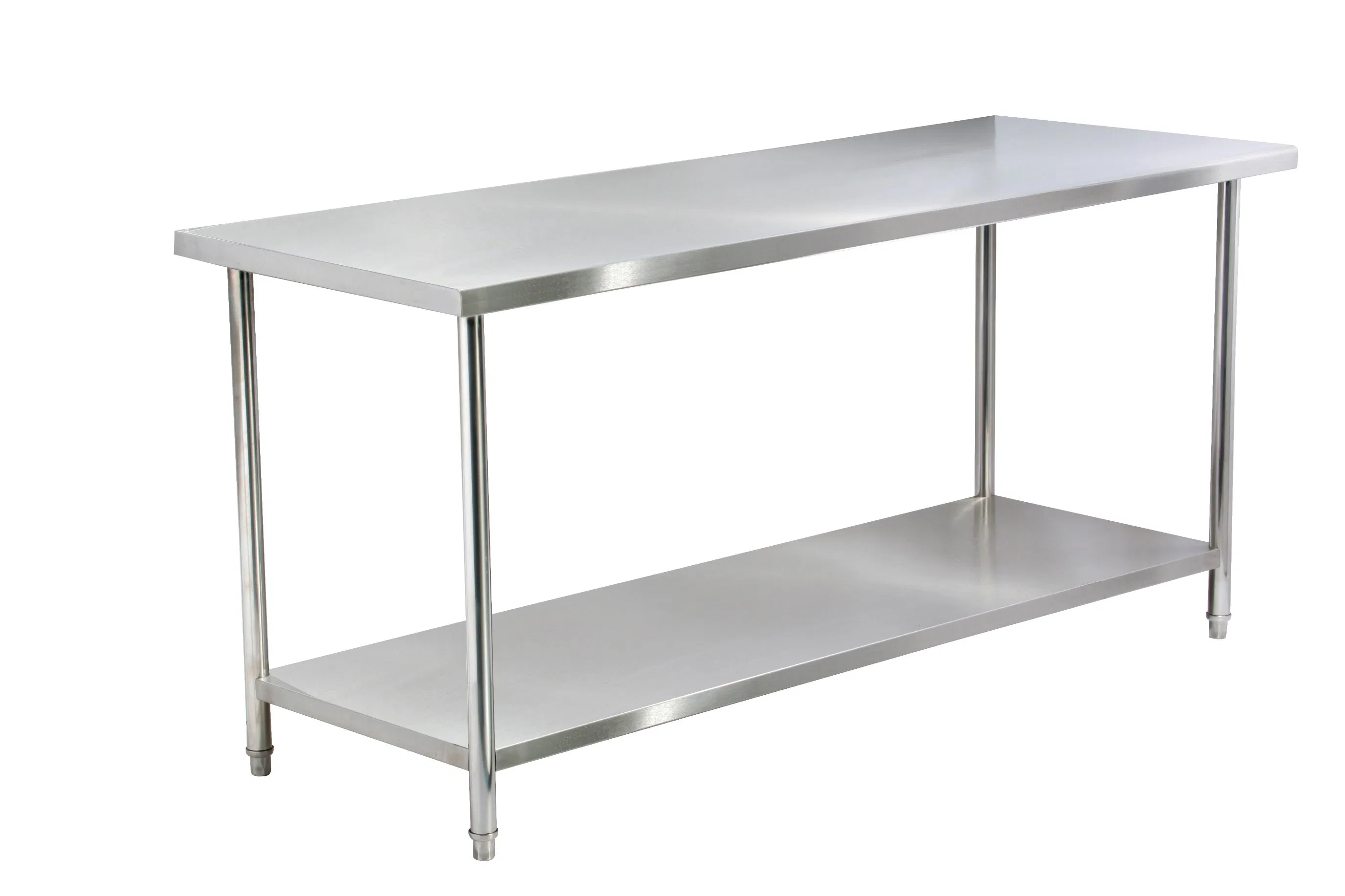 Stainless Steel Work Table with Undershelf Without Backsplash 600mm Width Lh1200X850