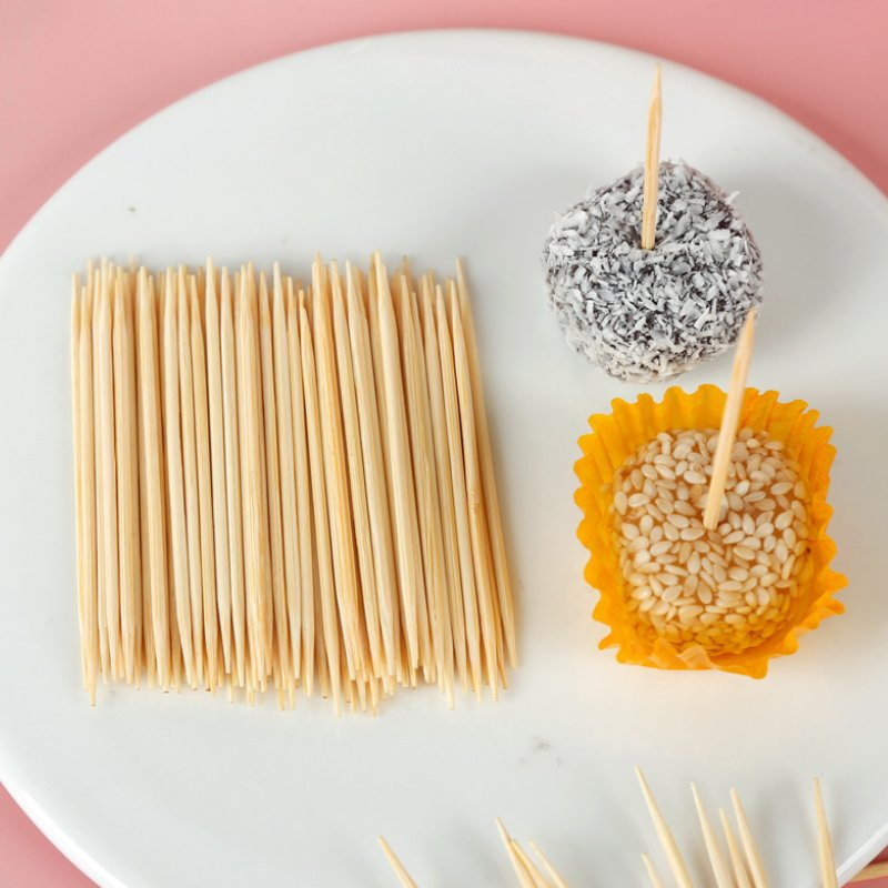 Wholesale Disposable Double Headed Toothpick Eco-Friendly Bamboo Toothpick