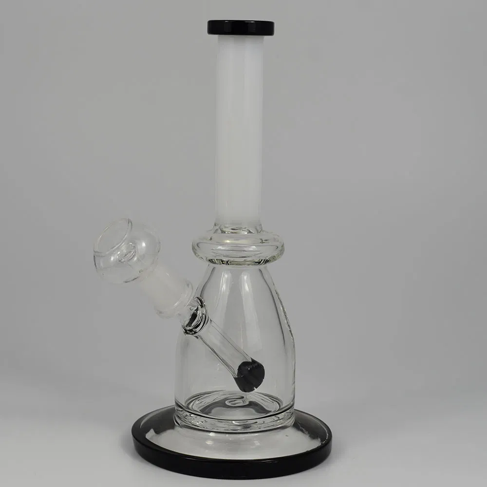 Hourglass Recycler Glass Bubbler Water Pipe
