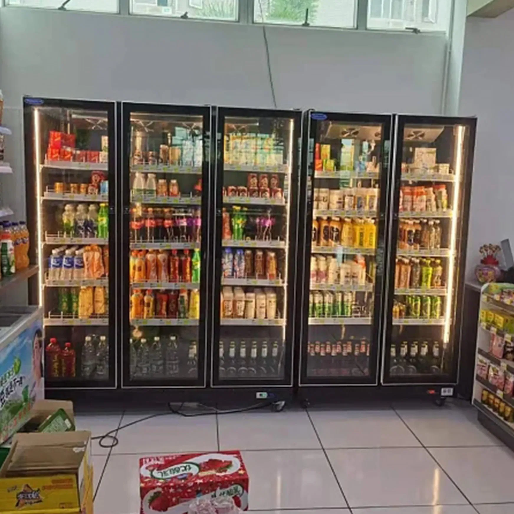 Commercial Countertop Wine & Beverage Chiller Good Price Glass Door Refrigerator for Display