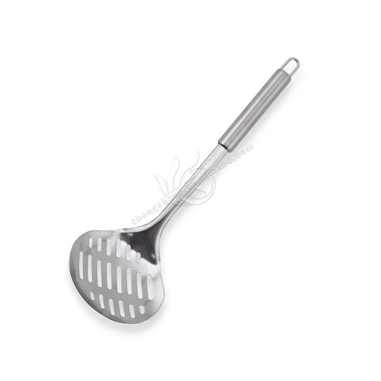 Home Business Camping Draining Spoon Use Kitchen Accessories Stainless Steel Kitchen Utensil Set Draining Spoon