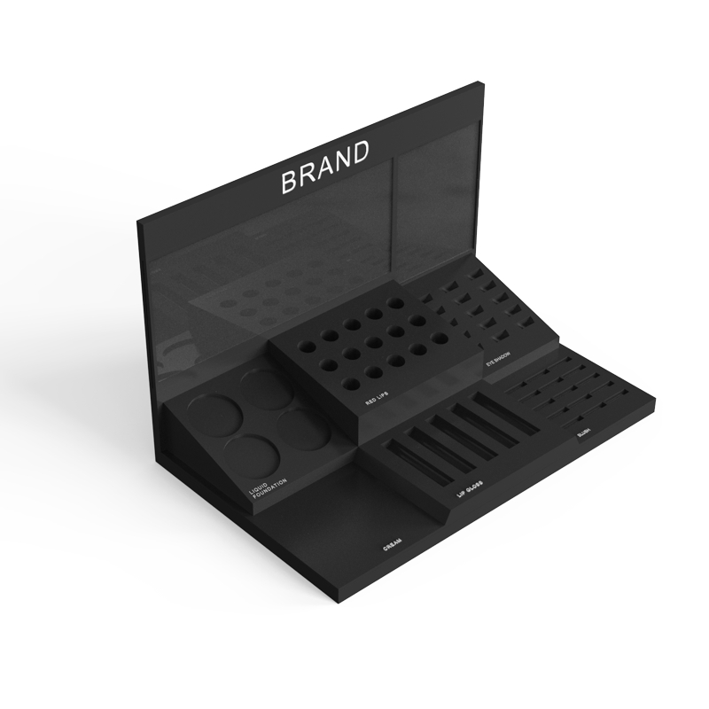 Customized Ecofriendly Acrylic Makeup Display Rack - Eyeshadow Storage Box for Dresser