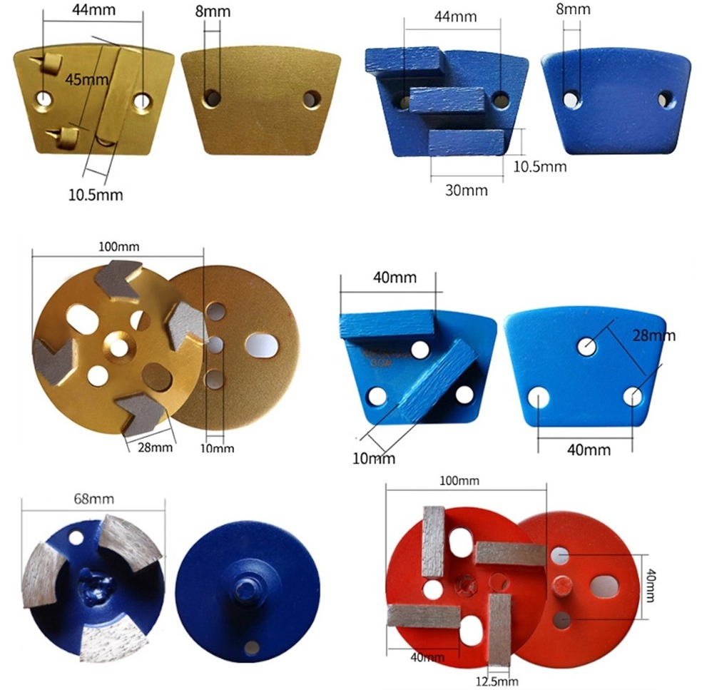 Lavina Single Bar Segment Diamond Grinding Disc Concrete Grinding Wheel Abrasive Diamond Tool (JOY-LVS-B1)