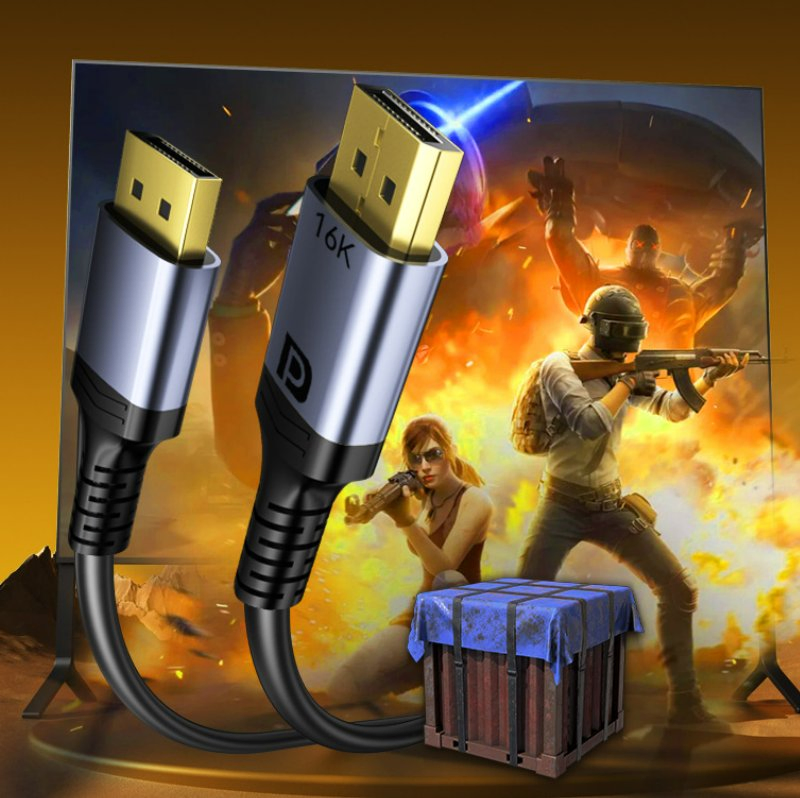 Displayport (DP) Cable 16K Monitors High-Definition Cable