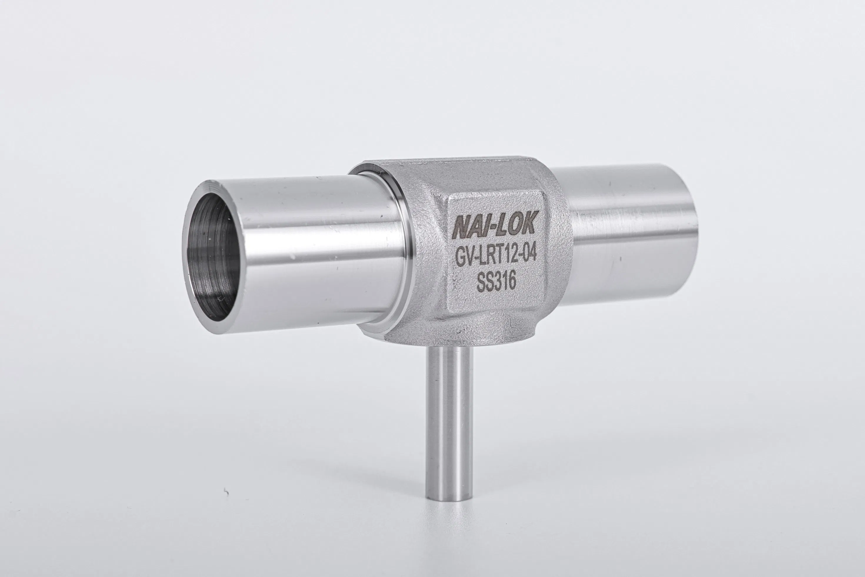 Nailok Ultra High Purity SS316L Electropolished built Weld Reducing Tee Bright Annealing Tee