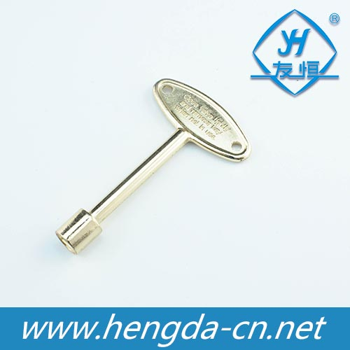 Professional Zinc Alloy Triangle Lock Key for Industrial Triangle Lock (YH1106)