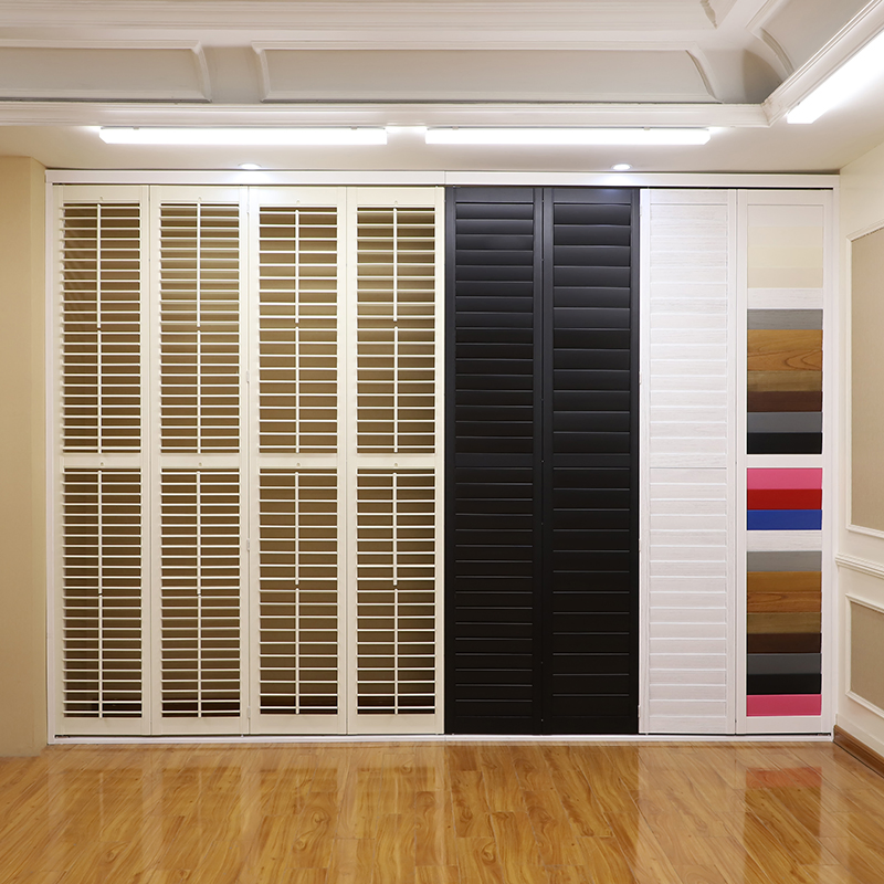 Paulownia Panel Plantation Shutters for Window Decoration