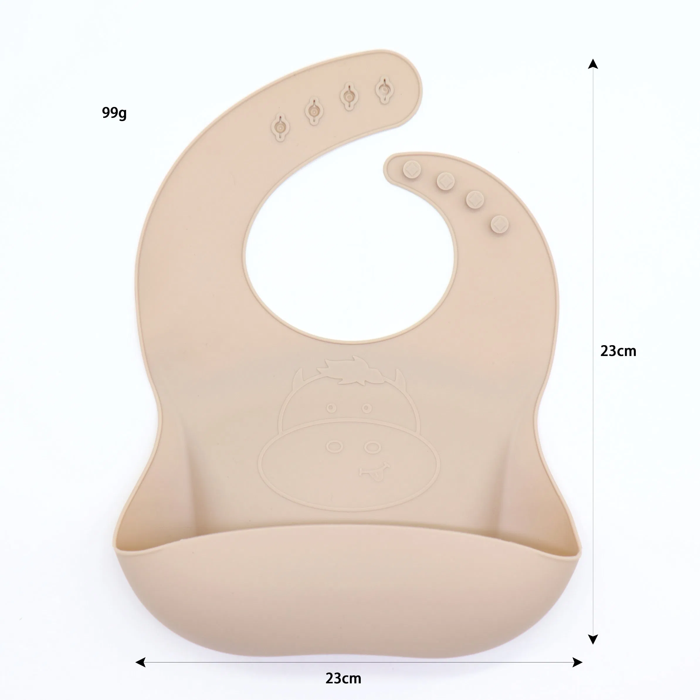 Food Grade Silicone Baby Kids Feeding Set with Bowl, Cup, Bib