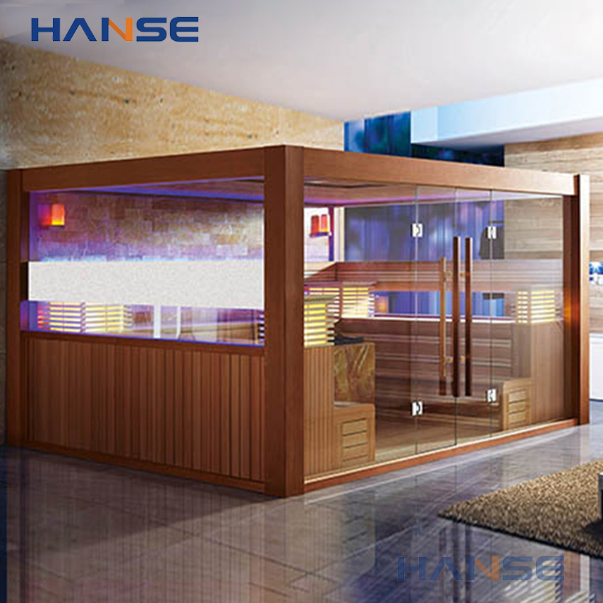 Сухая сауна на 2-4 человека из кедра и сосны с ИК-нагревом