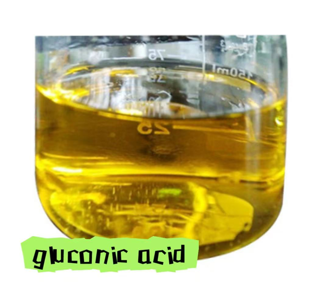 Shandong Factory Supplier 50% Gluconic Acid Solution CAS 526-95-4 D-Gluconic Acid for Food and Industry Best Price