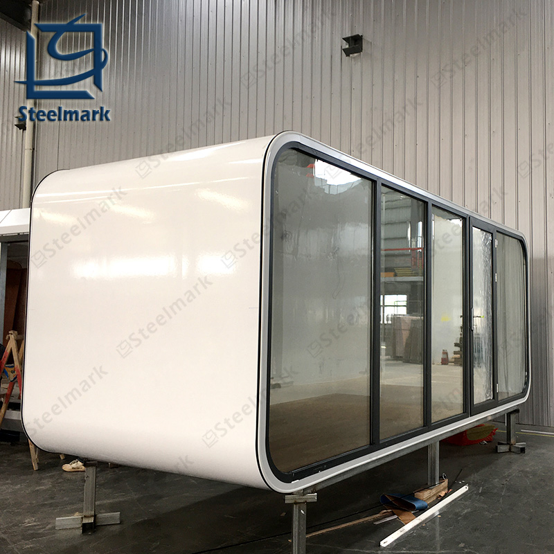 Prefabricated Building Modular Office Pod Steel Structure Prefab Homes Movable Modular Container Home Garden Pod Apple Cabin