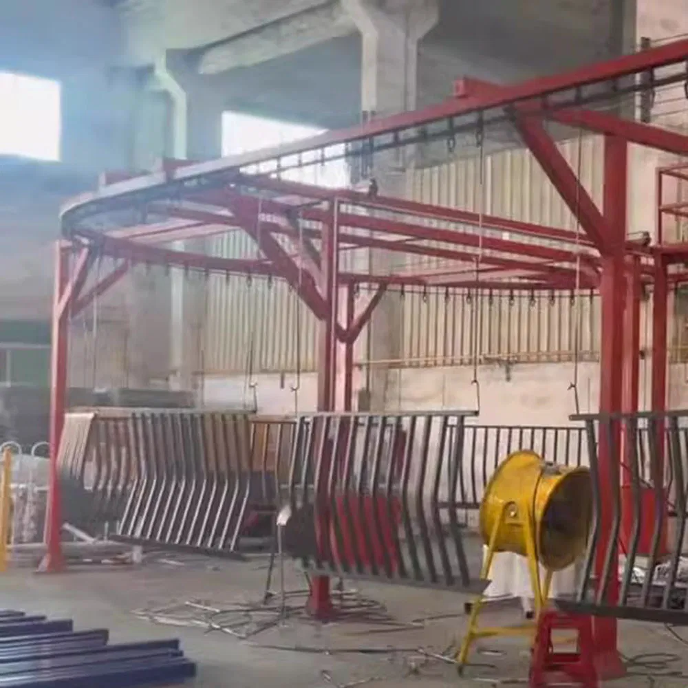 New River Guardrail Park Landscape River Embankment Anti-Collision Railing