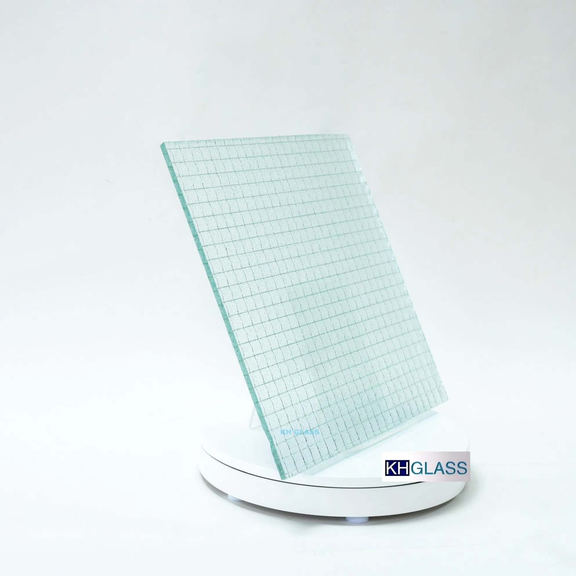 6mm6.5mm Clear Safety Flat Wired Glass for Fireproof Indoor Partition Solutions