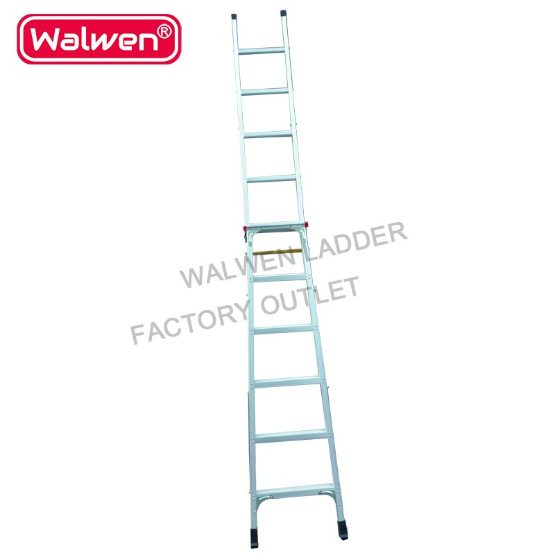 Painted Step Stools Combination Multi-Purpose Folding Step Aluminium Telescopic Ladder