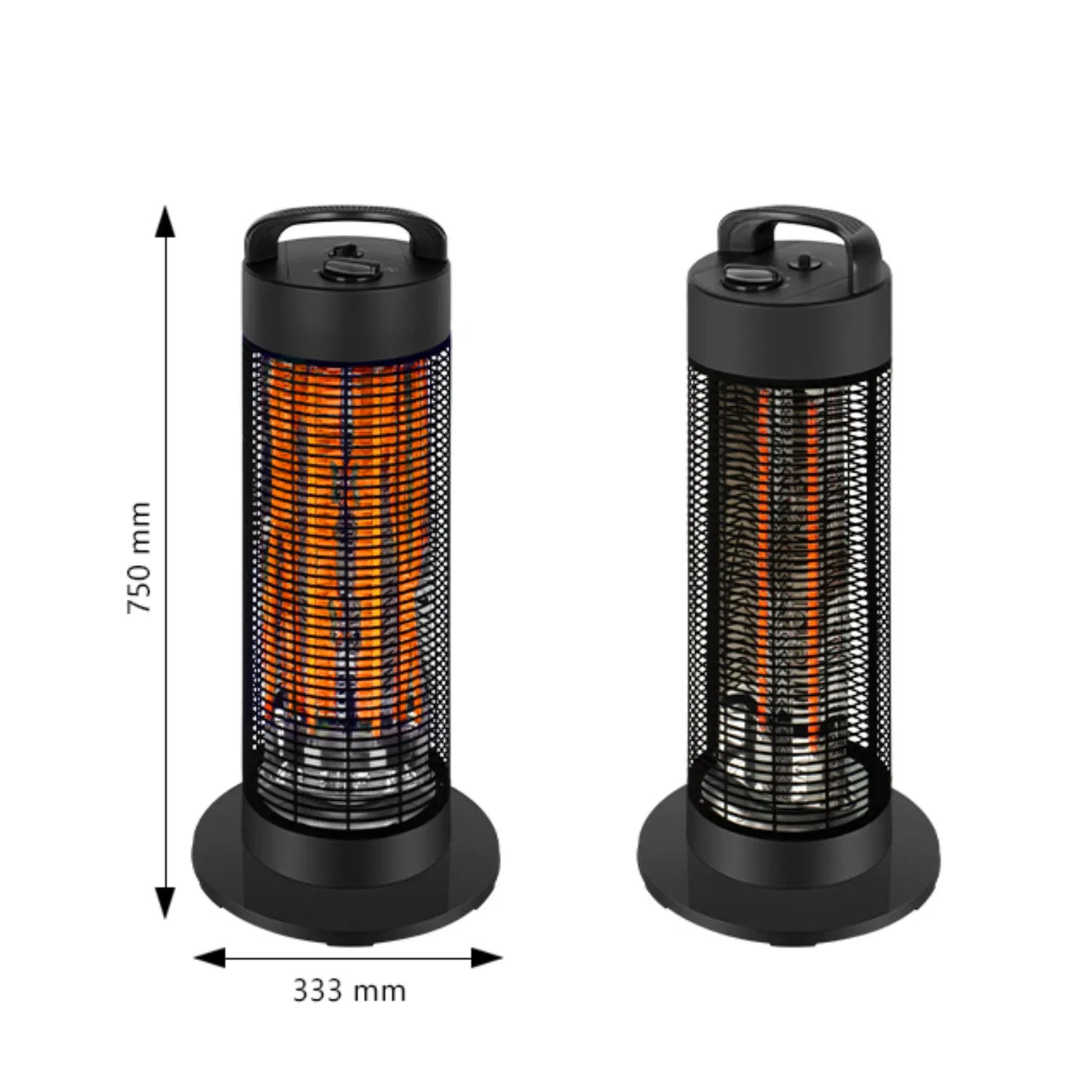 Indoor Table Top 1200W Stand Tabletop Outdoor Electric Patio Infrared Heater with CE Certification