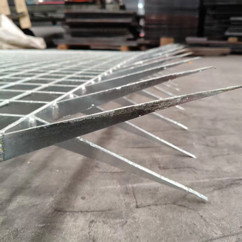 Hot DIP Galvanized Steel Grating Railing for Industrial Staircase Safety Protection