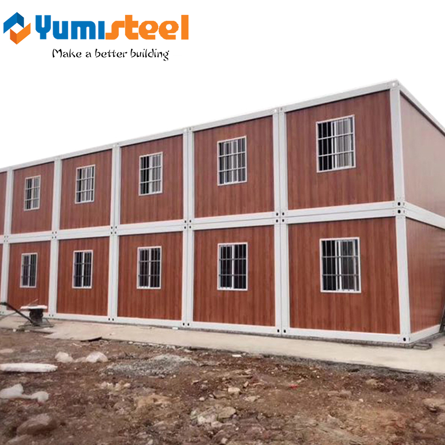 Fireproof/Waterproof Sandwich Panel Prefabricated Container House for Workshop