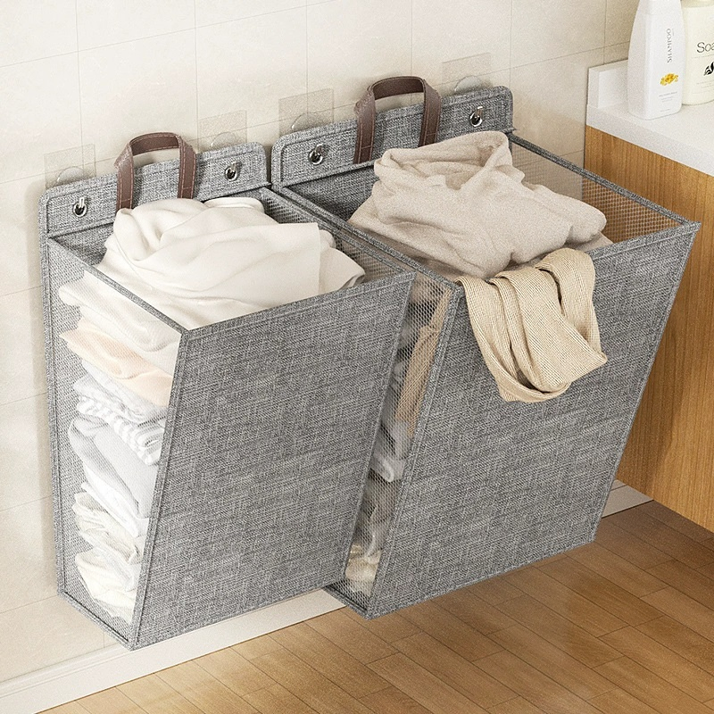Household Organizer Foldable Wall Hanging Laundry Hamper