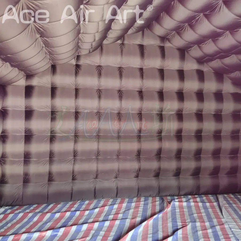 Large Inflatable Nightclub Cube Tent House for Nightclub Event Exhibition Wedding Party Use