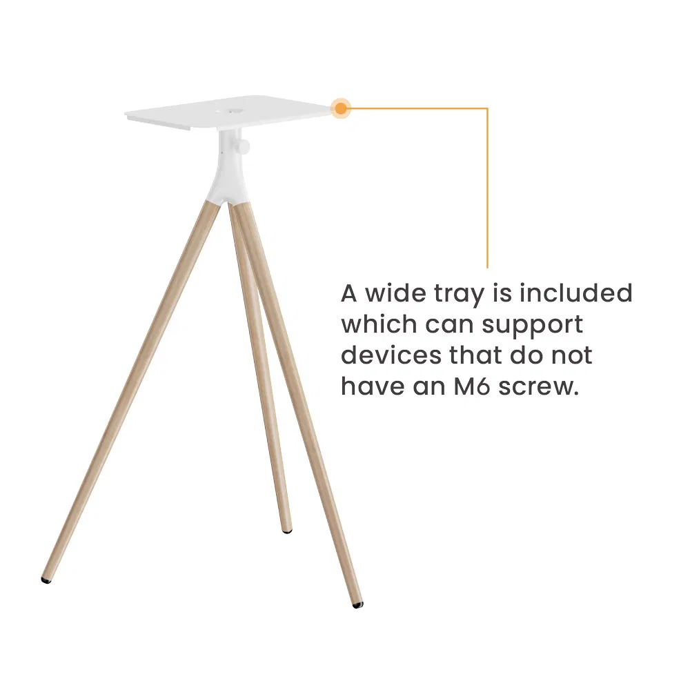Easel Studio Universal Projector Stand Wholesale OEM ODM Elegant Design Swivel Rotate Tripod Wood Projector Mount Stand