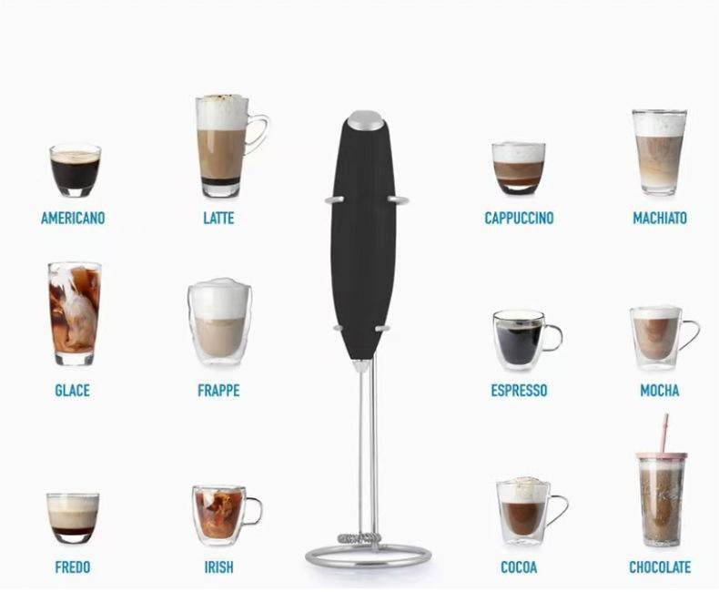 Мини-венчик для молока беспроводной электрический