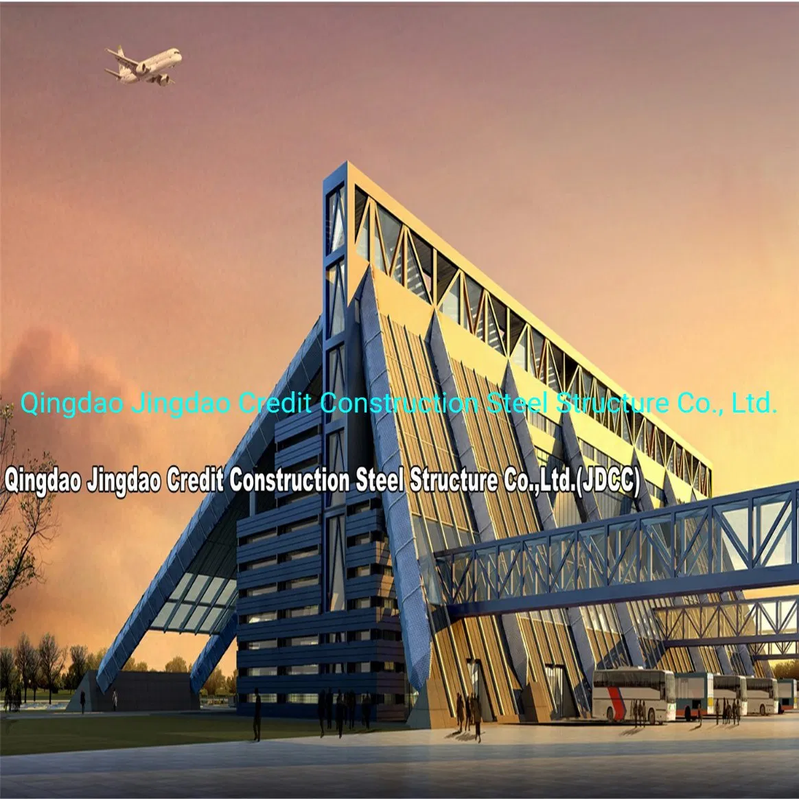 Customized High Rise Steel Structure Steel Construction Office Hotel Building