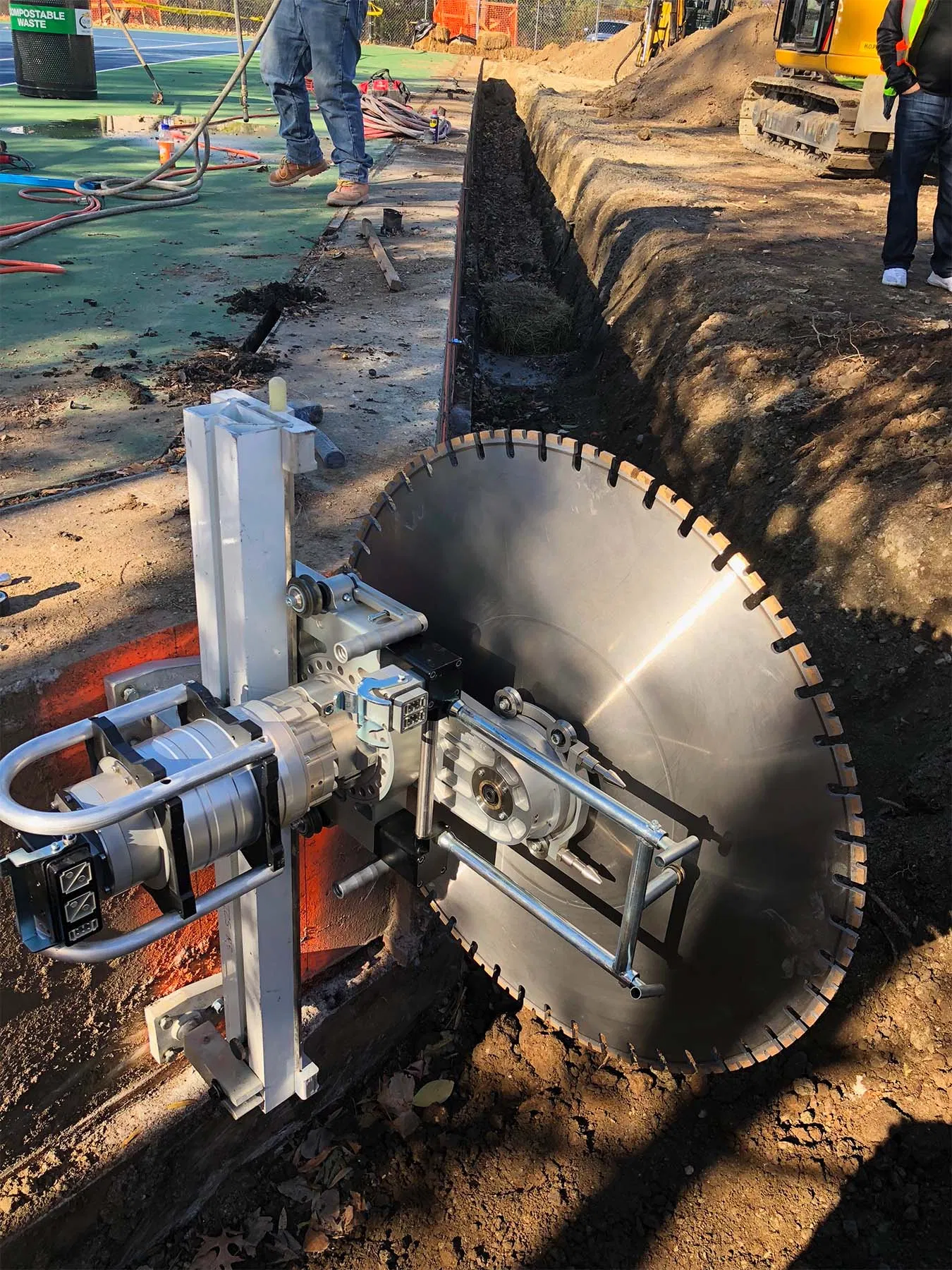 22kw/18.5kw 1000mm Electric Hydraulic Automatic Concret Wall Saw and Concrete Wall Cutter Machine