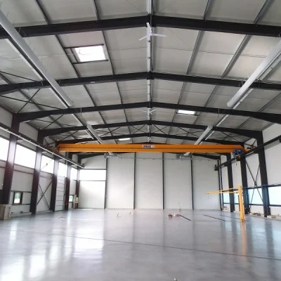 Custom Design Big Prefab Steel Structure Floding Car Garage