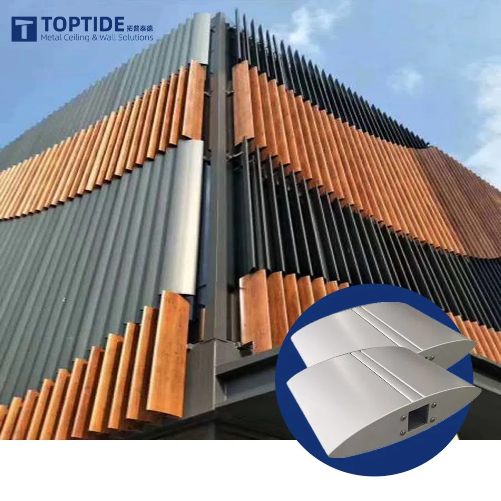 Customizable Aluminum Sun Louver Ideal Choice for Building Exterior Decoration