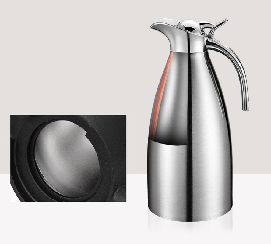 1.5L/2L Stainless Steel Double Wall Vacuum Insulated Pot Thermo Jug