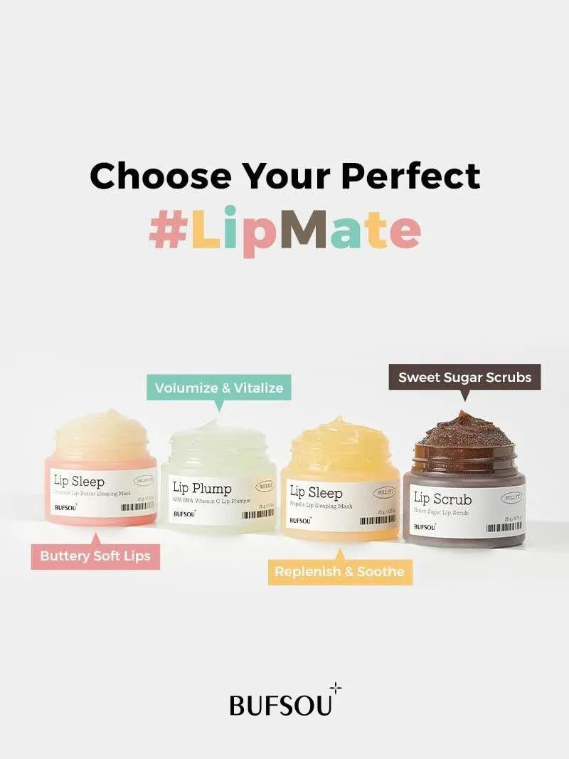 Private Label Natural Organic Shea Butter Lip Mask Nourish & Hydrate with Vitamin C and Crystal Sleeping Cream Form