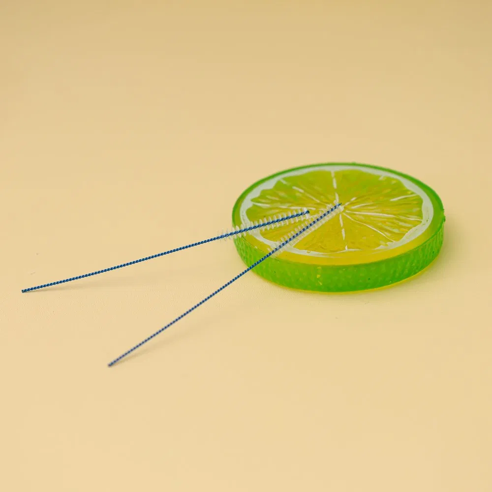 Quality Controlled Production Long Wire Handle Plastic Free Interdental Brush ISO3