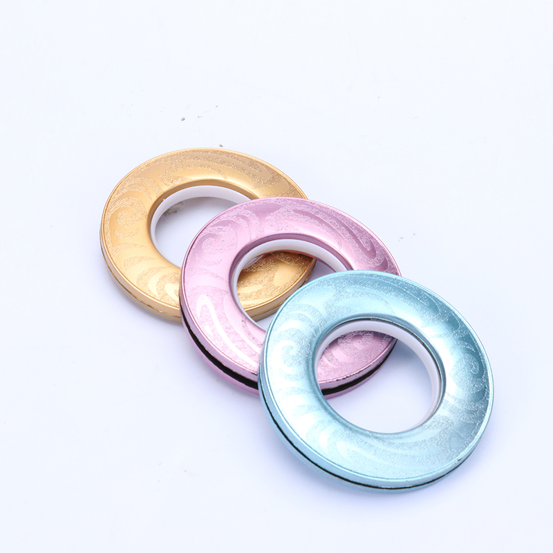 Production Wholesale Curtain Accessories Colorful Wear Durable Plastic Curtain Ring Eyelet