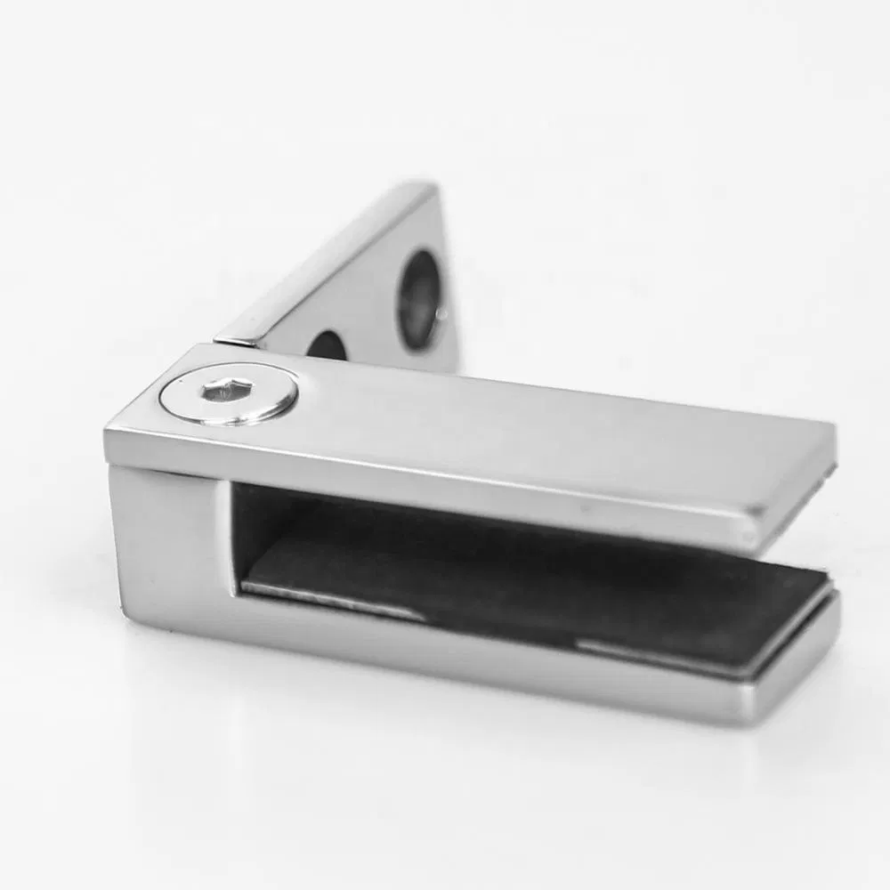The Factory Sells Low-Price Architectural Hardware 90 Degree Wall Facing Glass Clamp Made of 2205 Stainless Steel
