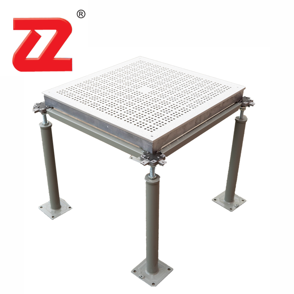 Excellent Rolling Load Performance Aluminum Perforated Access Floor for Microelectronics Industry