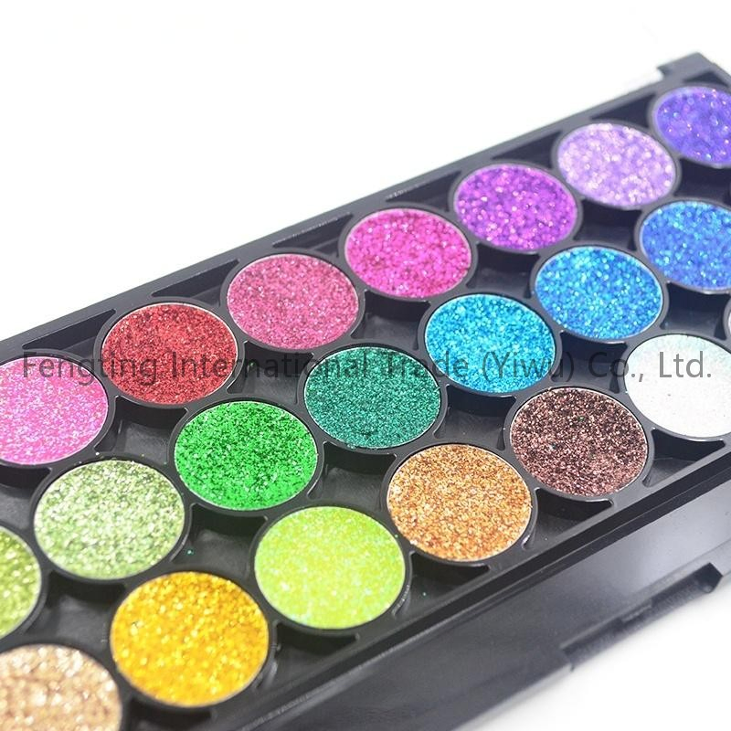 24-Color Glitter Shimmer Eyeshadow Palette Shiny Eye Shadow Powder with High Quality Prepared Specifically for The Party