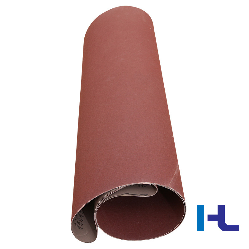 Super-Wide Aluminum Oxide Emery Abrasive Sanding Belt for Wood and Metal