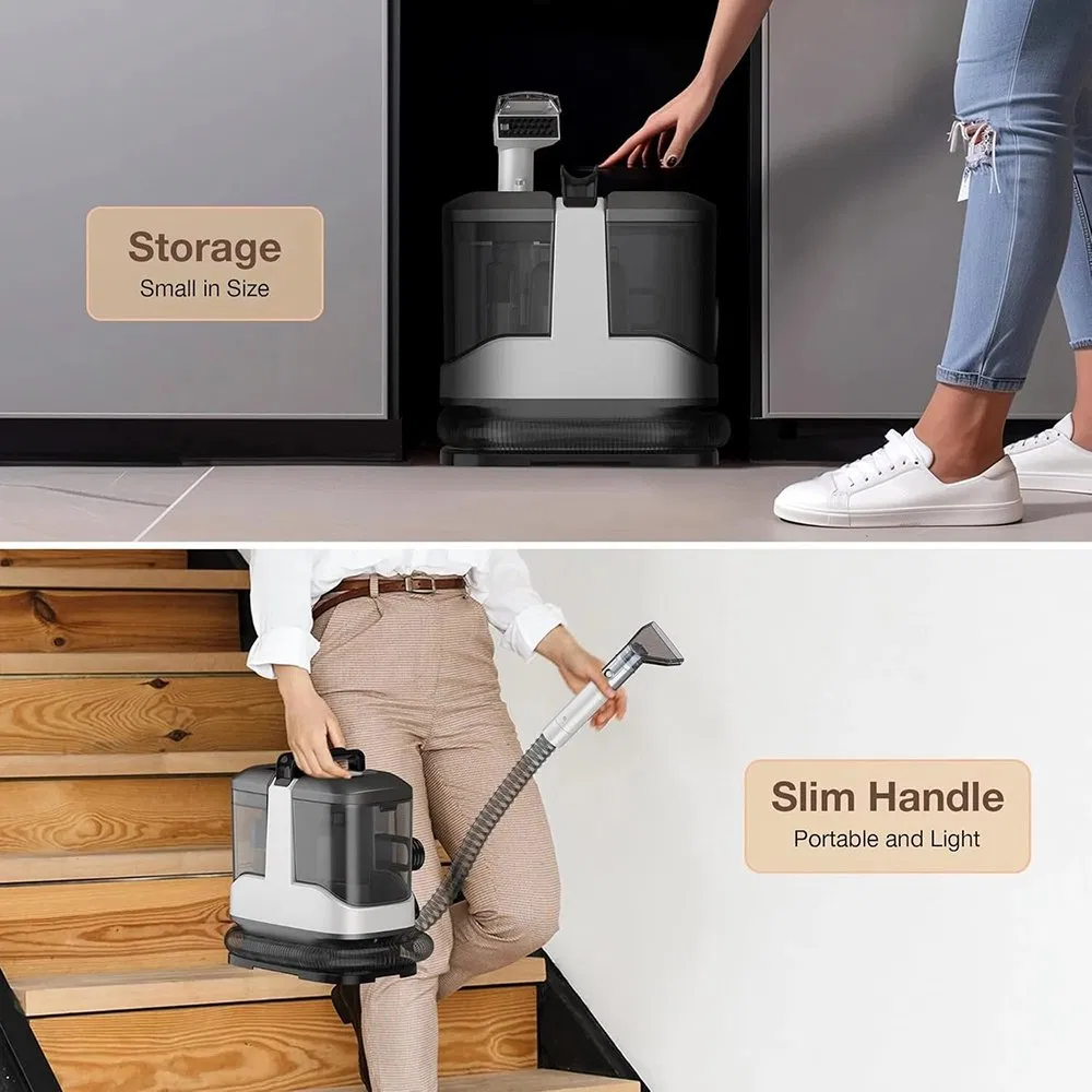 2026 in Stock 450W Potable Small Carper Cleaner Electric Water Shampoo Vacuum Cleaner Sofa Spot Cleaner for Pets Car Seats Sofa