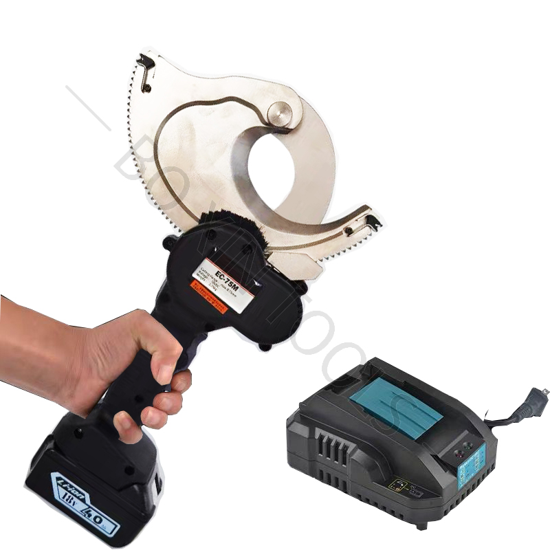 EC-75M Portable Ratchet Armoured Cable Cutting Tool Hydraulic Cable Cutter