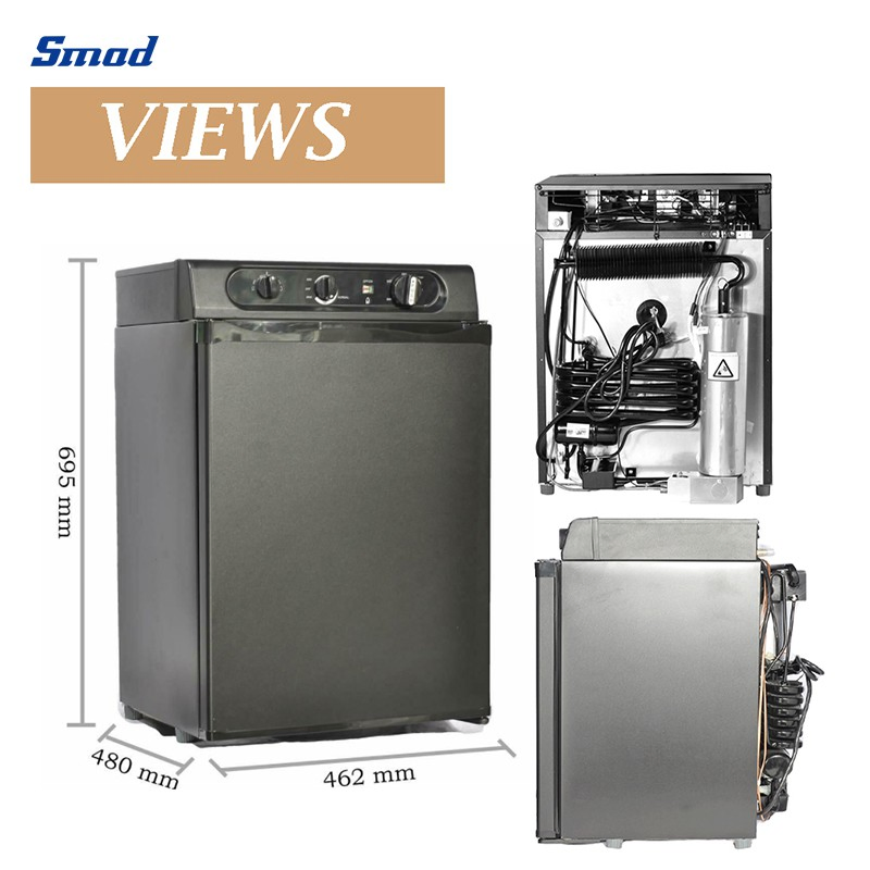 LPG Gas Powered Electric Absorption Single Door Portable Refrigerators