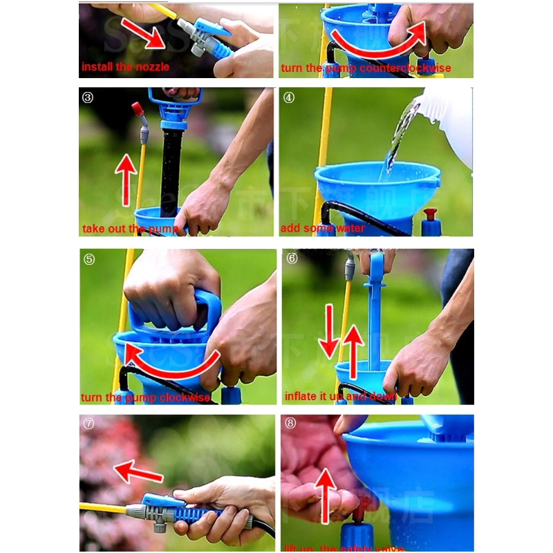 New Design Trigger Large Capacity PP Spray Lance Pressure Sprayer