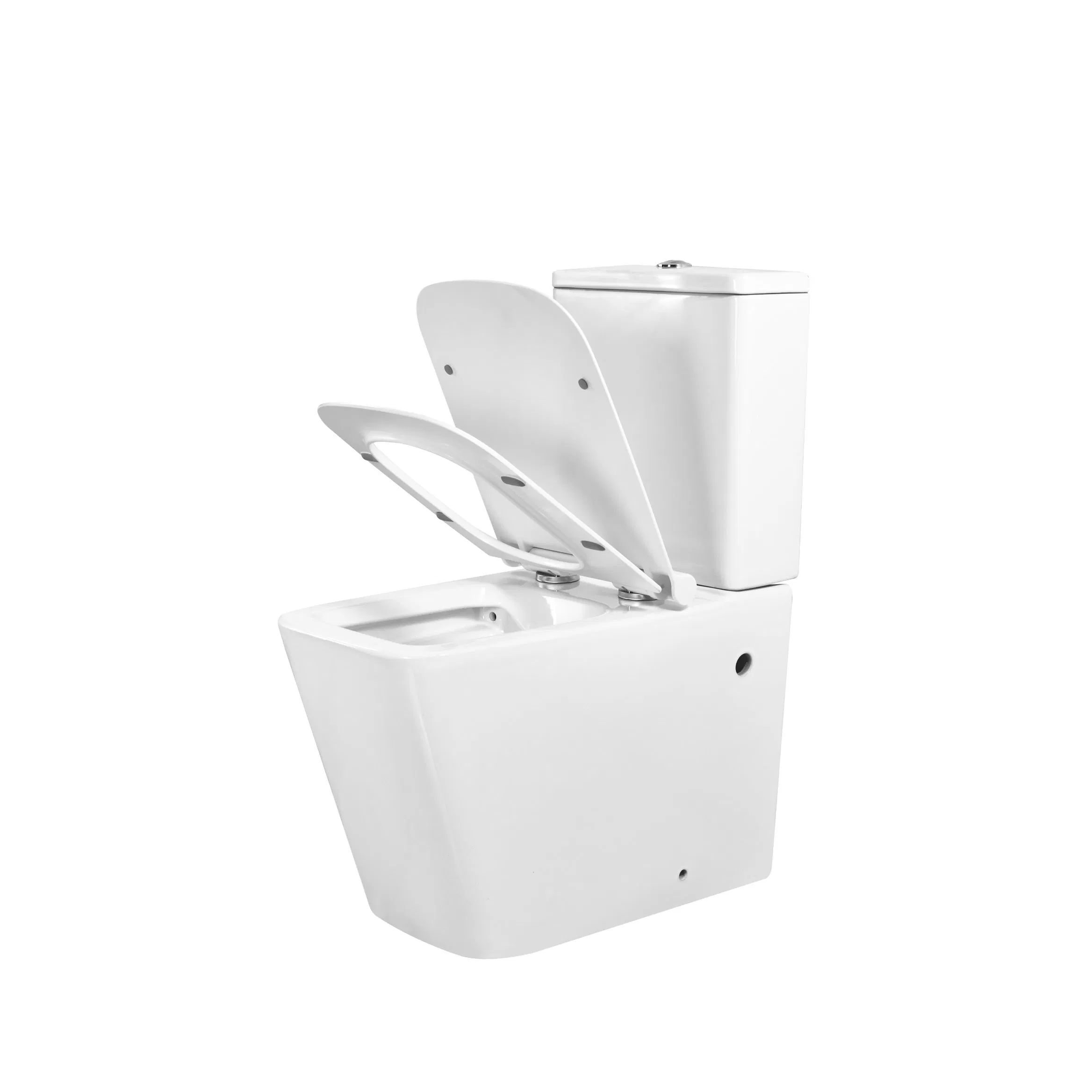 Watermark Toilet Ceramic Toilet Bowl P Trap Two Piece Toliet for Bathroom