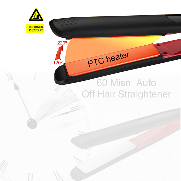 LED Perm Tourmaline Ceramic Straight Hair Splint
