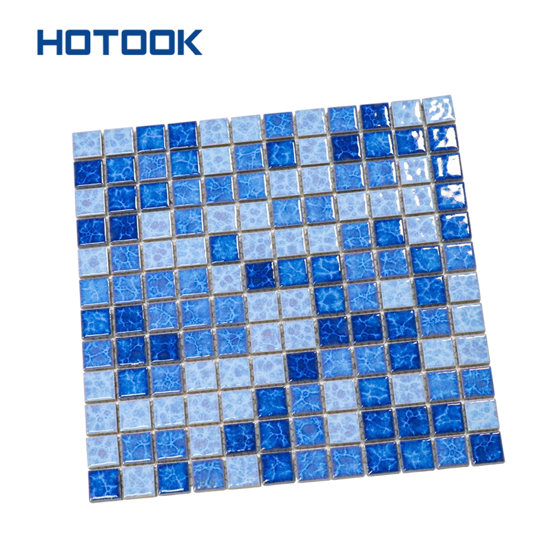 Мозаичная плитка из стекла для бассейна и стен, зеркальная