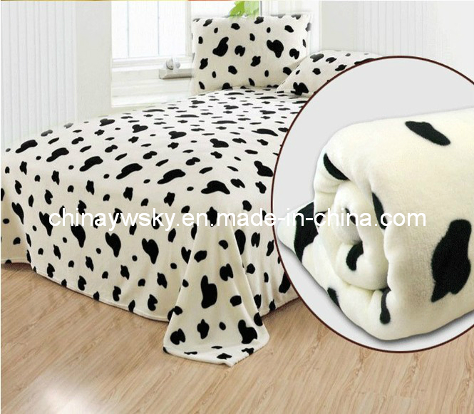 Super Soft Printed Coral Fleece Blanket