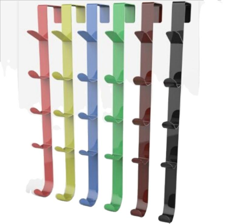 Non-Perforated Door Rear Hook for Clothes and Hats Shelves Non-Trace Door Hook