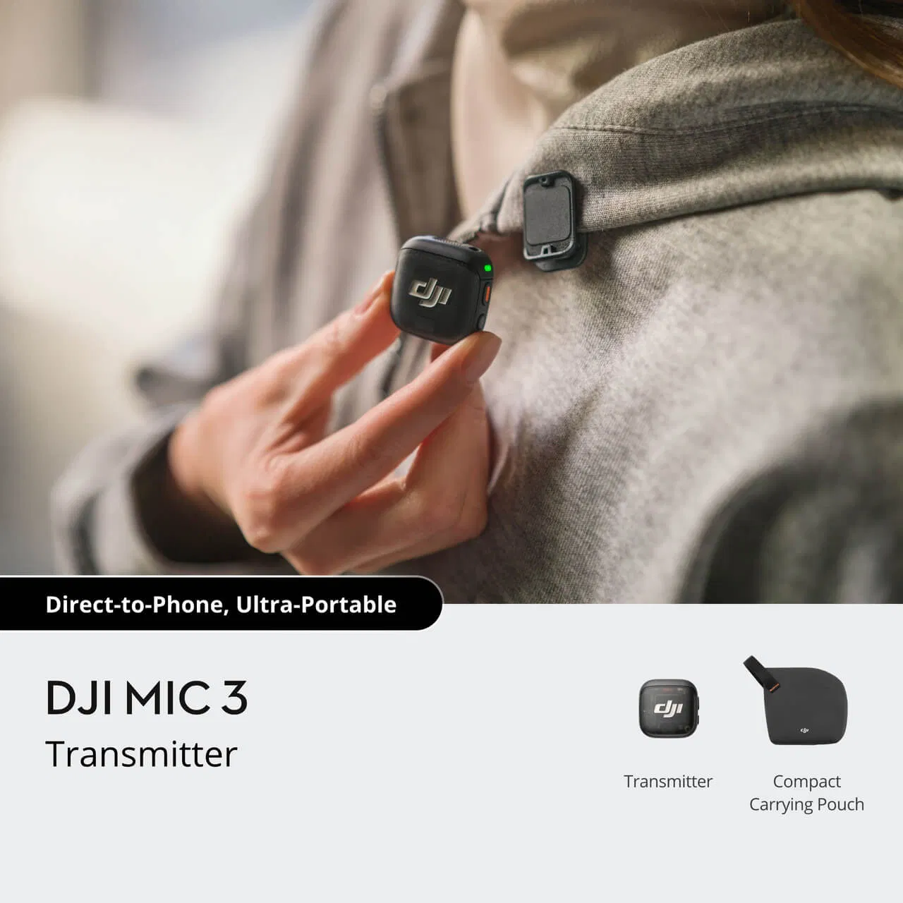 DJ Mic3: беспроводной микрофон с шумоподавлением для дронов