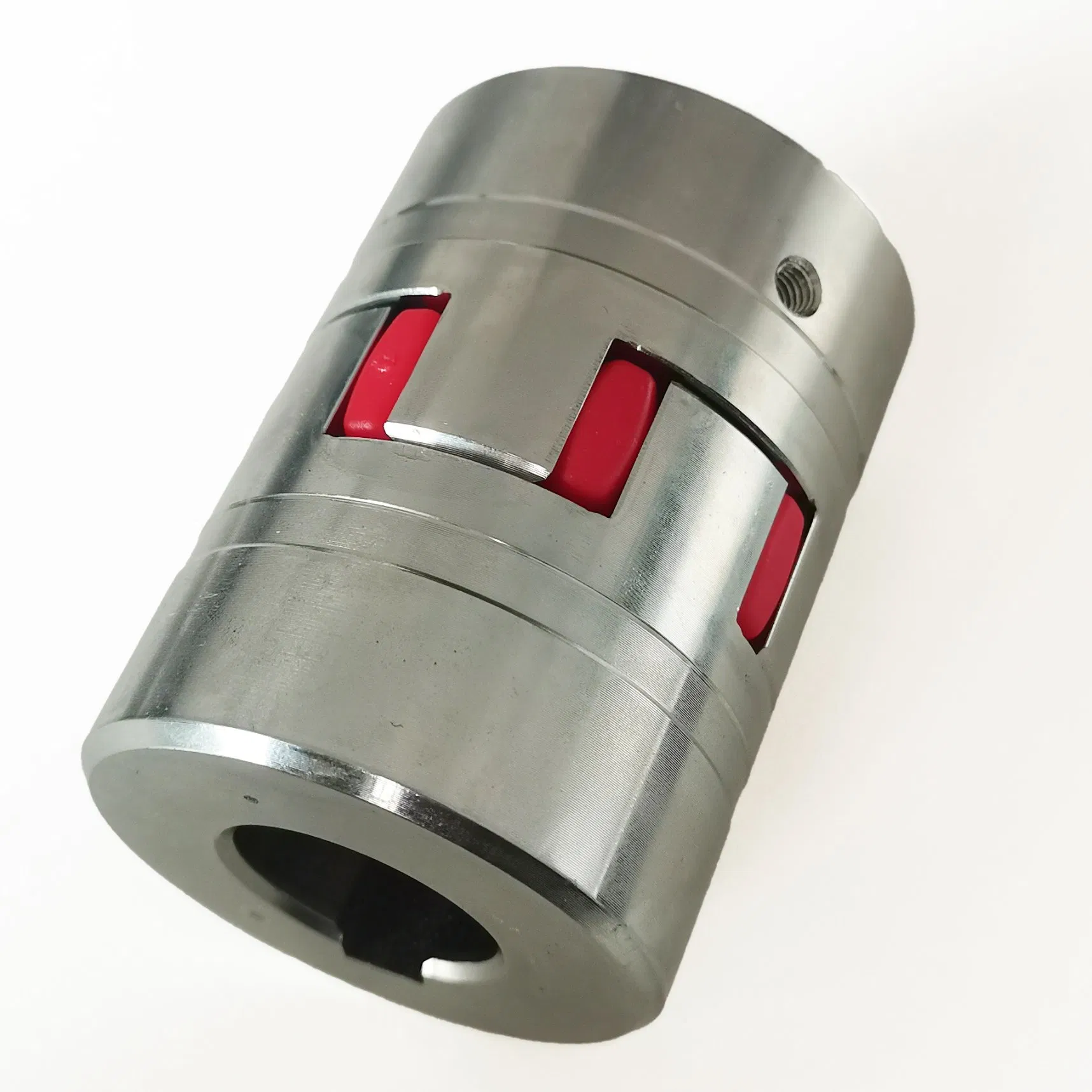 Customized 45 Steel Zinc Plated Star Shaped Elastic Coupling with Polyurethane Coupling Cushion