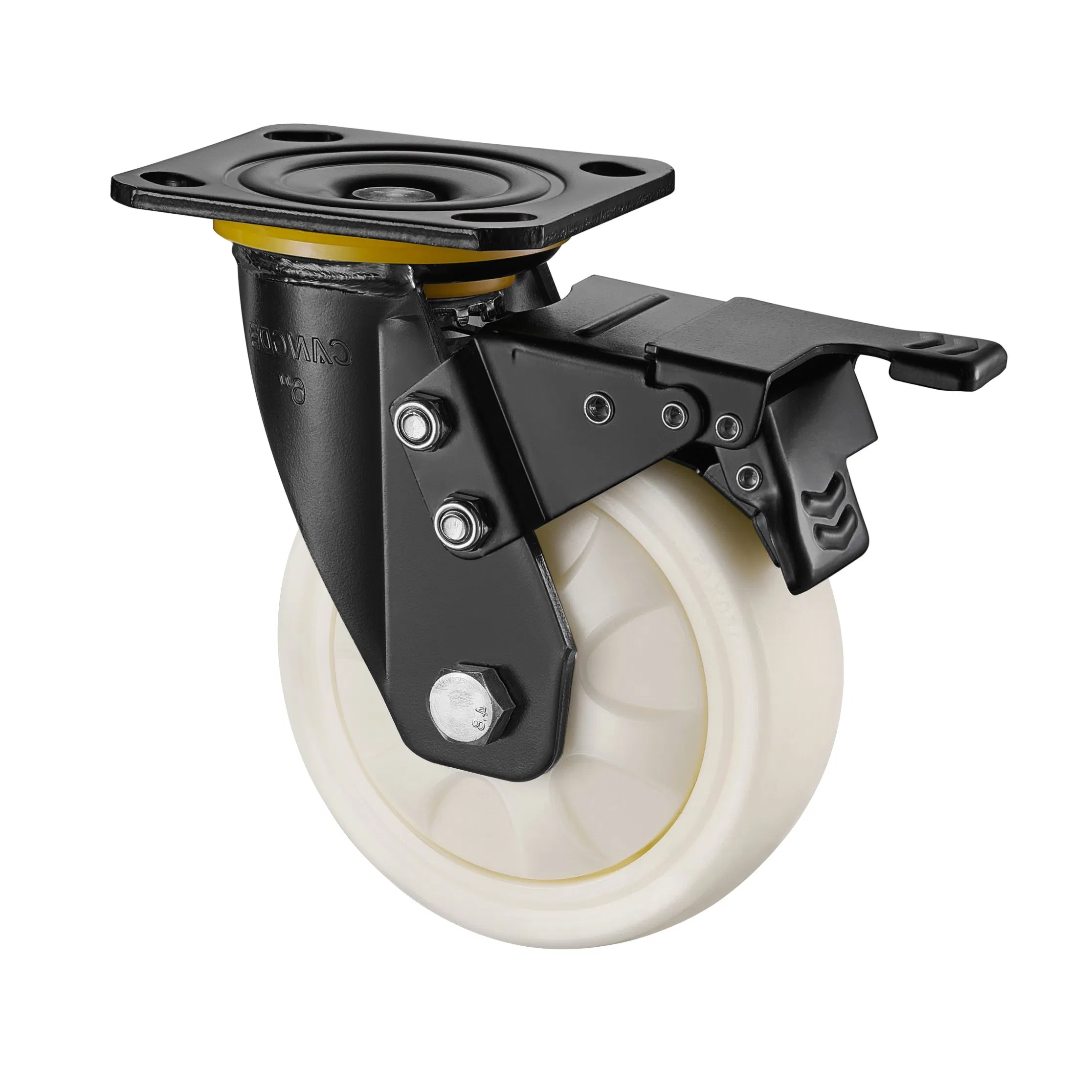 Duty Rigid Caster Wheel 4/5/6/8 Inch PP Industrial Heavy Duty Fixed Casters