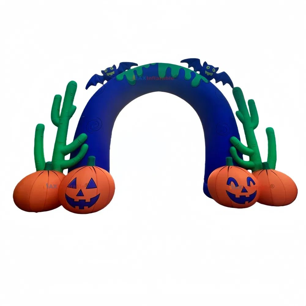 Inflatable Archway Blow up Inflatable Halloween Entrance Scary Skull Arch